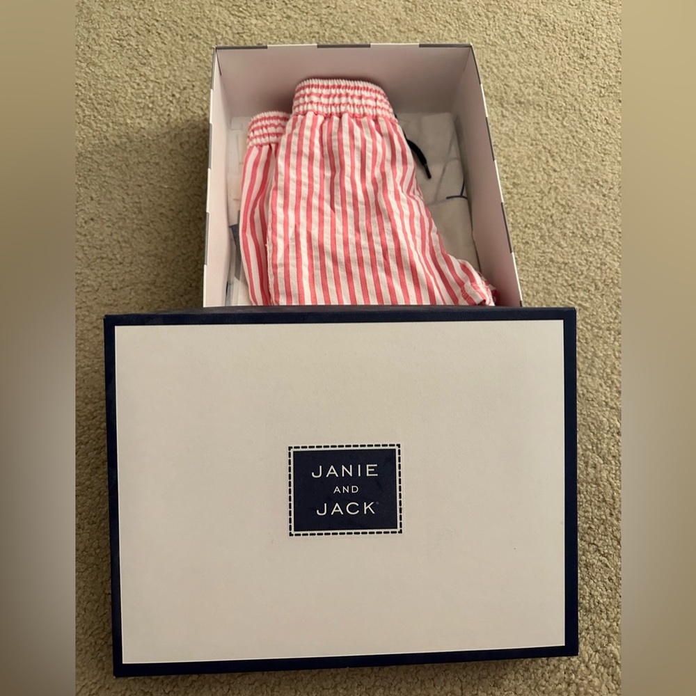 Janie and Jack baby swim trunks